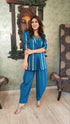 Blue Jumpsuit with Jacket