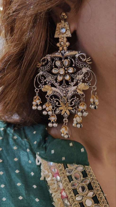 Emerald Green Long Kurta with Pant - Jacquard Silk