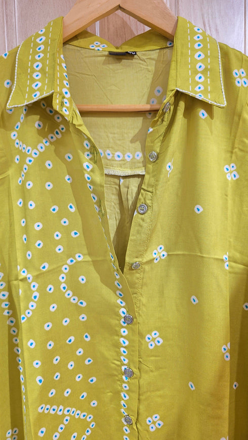 Green Bandhini Shirt