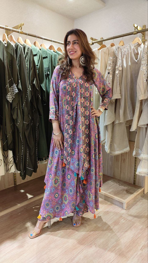 Lilac Butterfly Coord Set