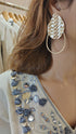 Embroidered Top With Kali Pants - Denim Look