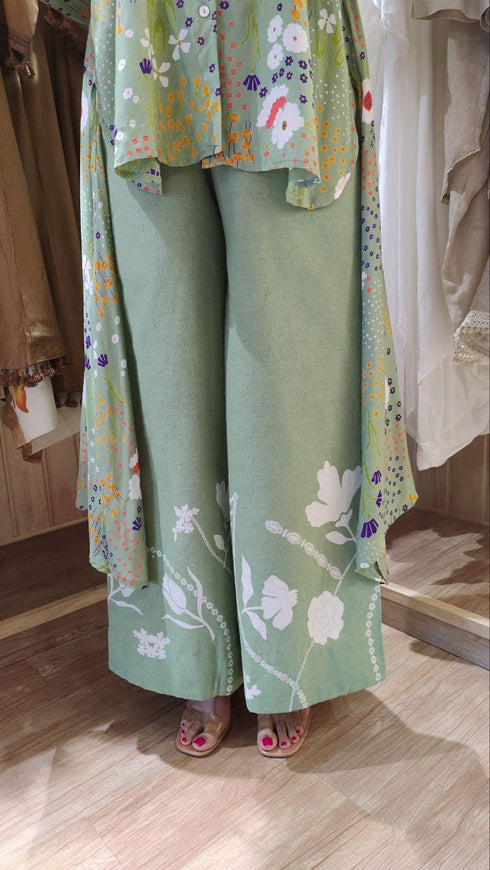 Green High Low Coord Set