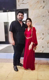 Red Kaftan Gown
