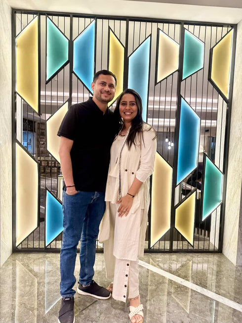 Off White Three Piece Shell Co ord Set - Top