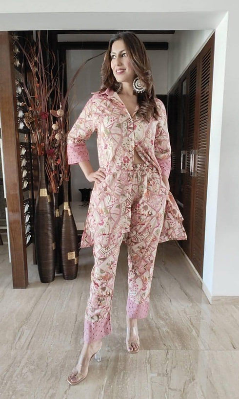 Rosewood Cutwork Coord Set