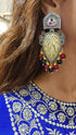 Royal Blue Sharara Set - view 9