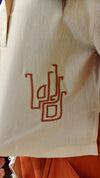 Rust Beige Doodle Art Coord Set with Handbag - view 5