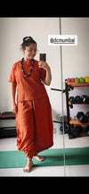 Rust Coord Set With Neckpiece - view 10
