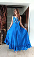 Sapphire Embroidery Dress