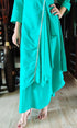 Sea Green Drape Dress
