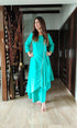 Sea Green Drape Dress