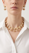Pearl Tile Gold Necklace Set, alternate view, Label DC