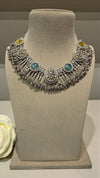 Silver Gemstone Necklace - view 2