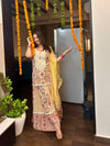 Spaghetti Yellow Jaipuri Sharara Set - view 11