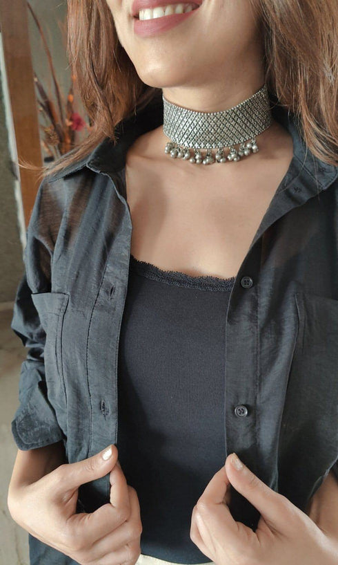 Stud Choker Necklace