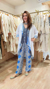 Three Piece Waistcoat Jacket Coord Set For Summer - view 3