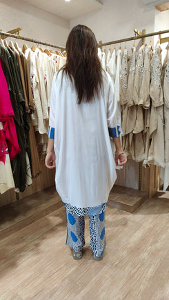 Three Piece Waistcoat Jacket Coord Set For Summer - view 5