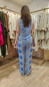 Three Piece Waistcoat Jacket Coord Set For Summer - view 8