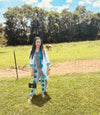 Three Piece Waistcoat Jacket Coord Set For Summer - view 9