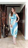 Tie Dye Dhoti Dress and Belt