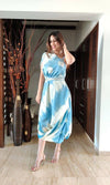Tie Dye Dhoti Dress and Belt
