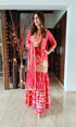 Tomato Pink Sharara Set