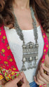 Tribal Long Oxidised Necklace for Women