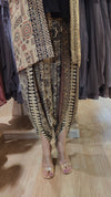 Warli Print Dhoti Set With Shirt And Jacket - view 5