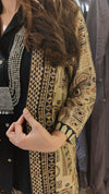 Warli Print Dhoti Set With Shirt And Jacket - view 7