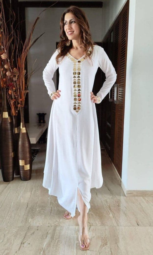 White Gold Dress