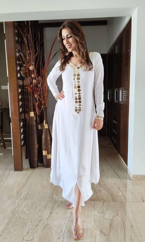 White Gold Dress