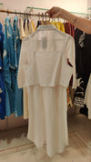 White Shirt-Dress With Waist Coat - view 2