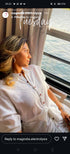 White Shirt Gown With Belt