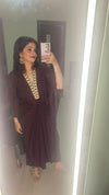 Wine Purple Drape Kaftan Set - view 10