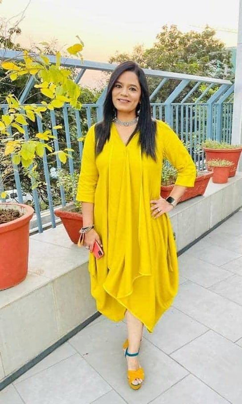 Yellow Butterfly Dress