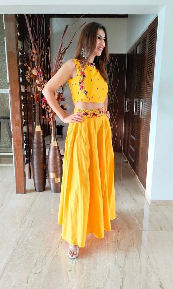 Yellow Coord Set Sleeve Fabric Provided – Label DC