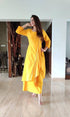 Yellow Drape Dress