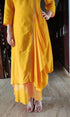 Yellow Drape Dress