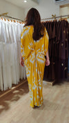 Yellow Ikat Kaftan Dress - view 6