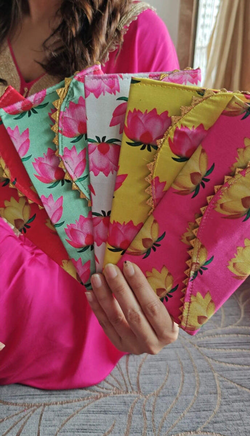 Multicolored Lotus Envelopes - Accessory