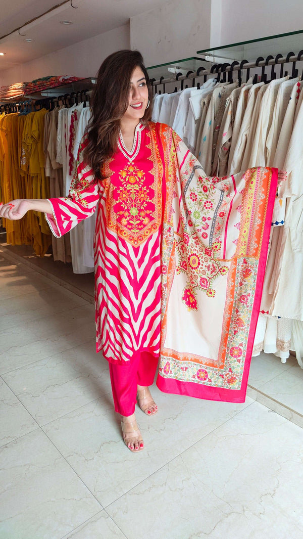 Pink Pakistani Suit Set