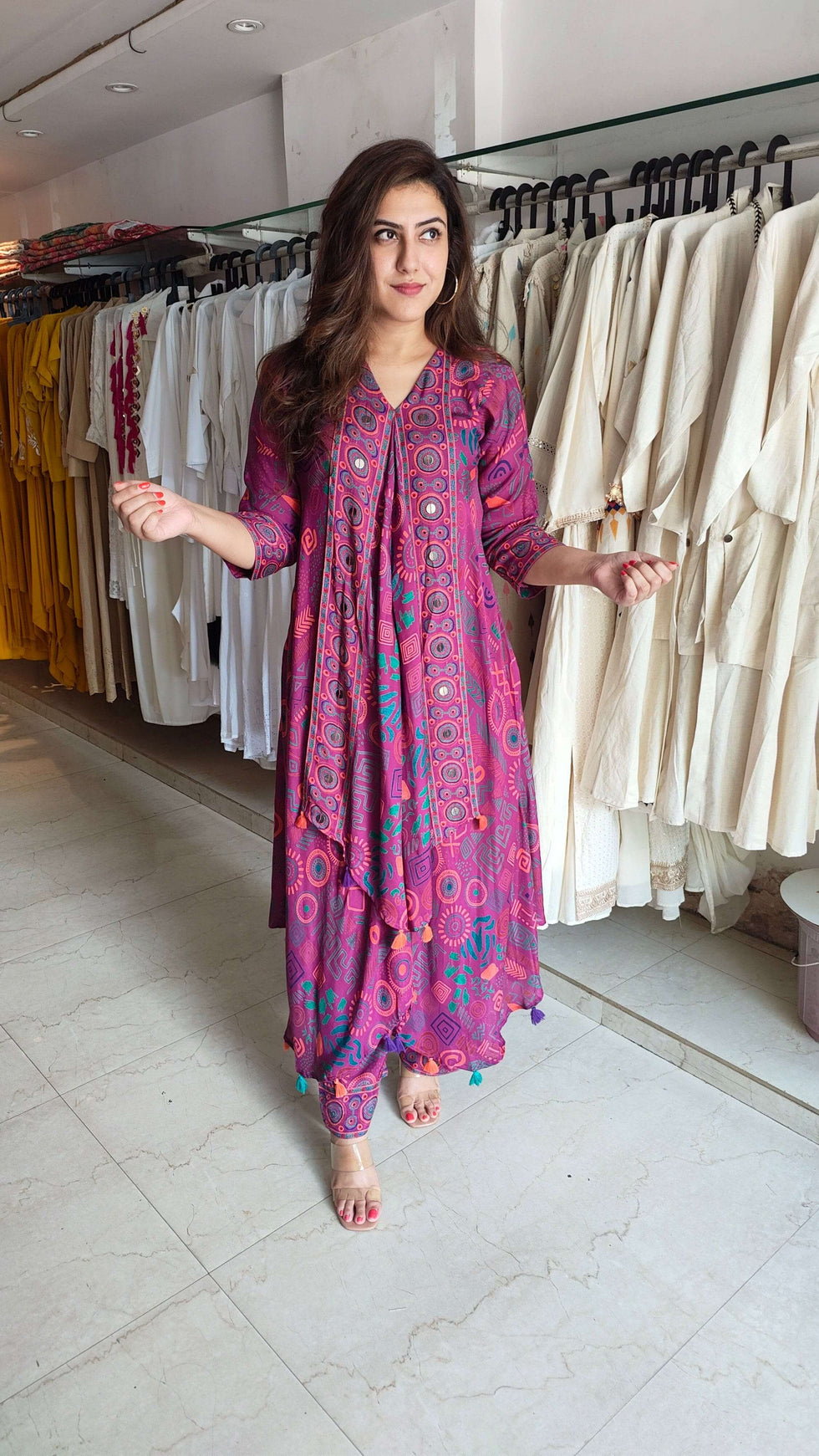 Susan Pink Floral Coord Set