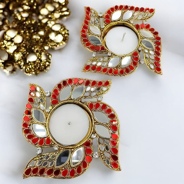 Swastik Diya Set - Accessory