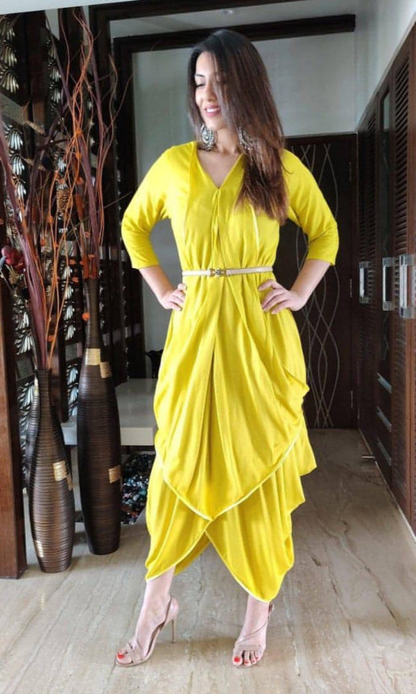 Yellow Butterfly Dress