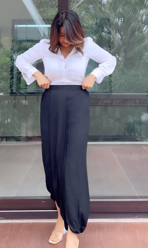 Black Dhoti - Only Bottom